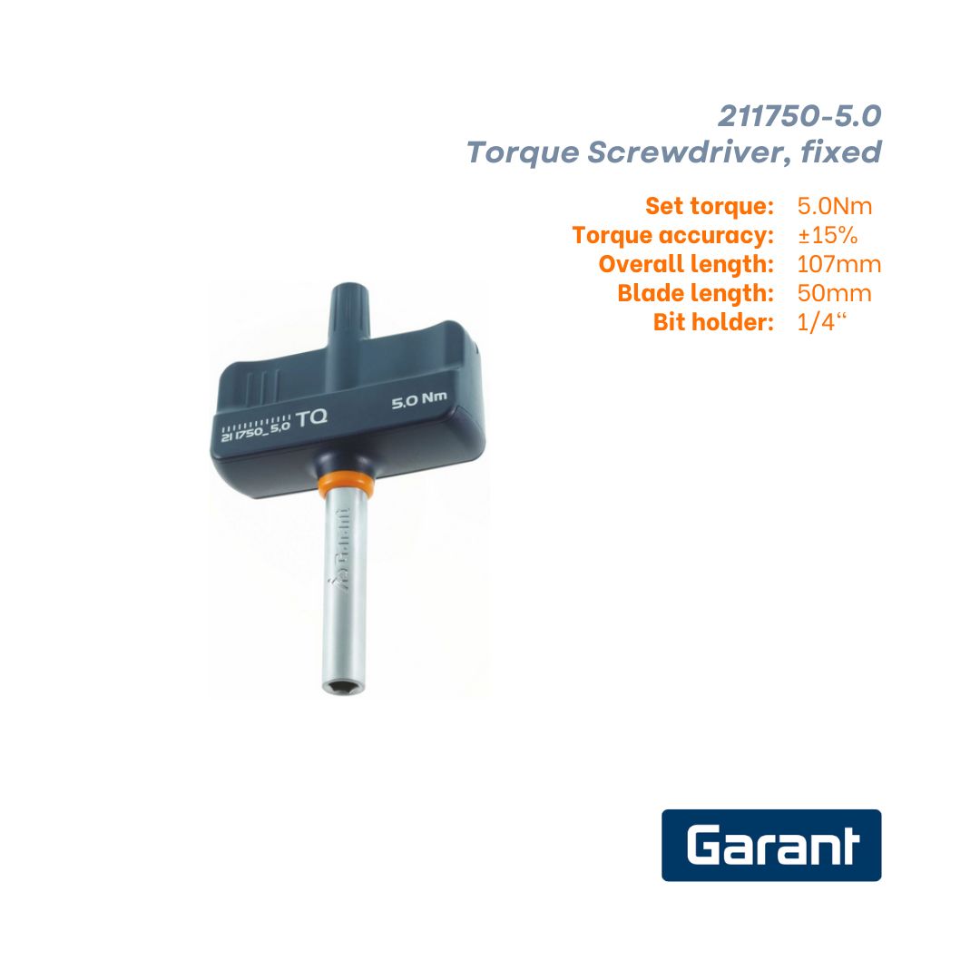 Garant Torque Screwdriver, fixed