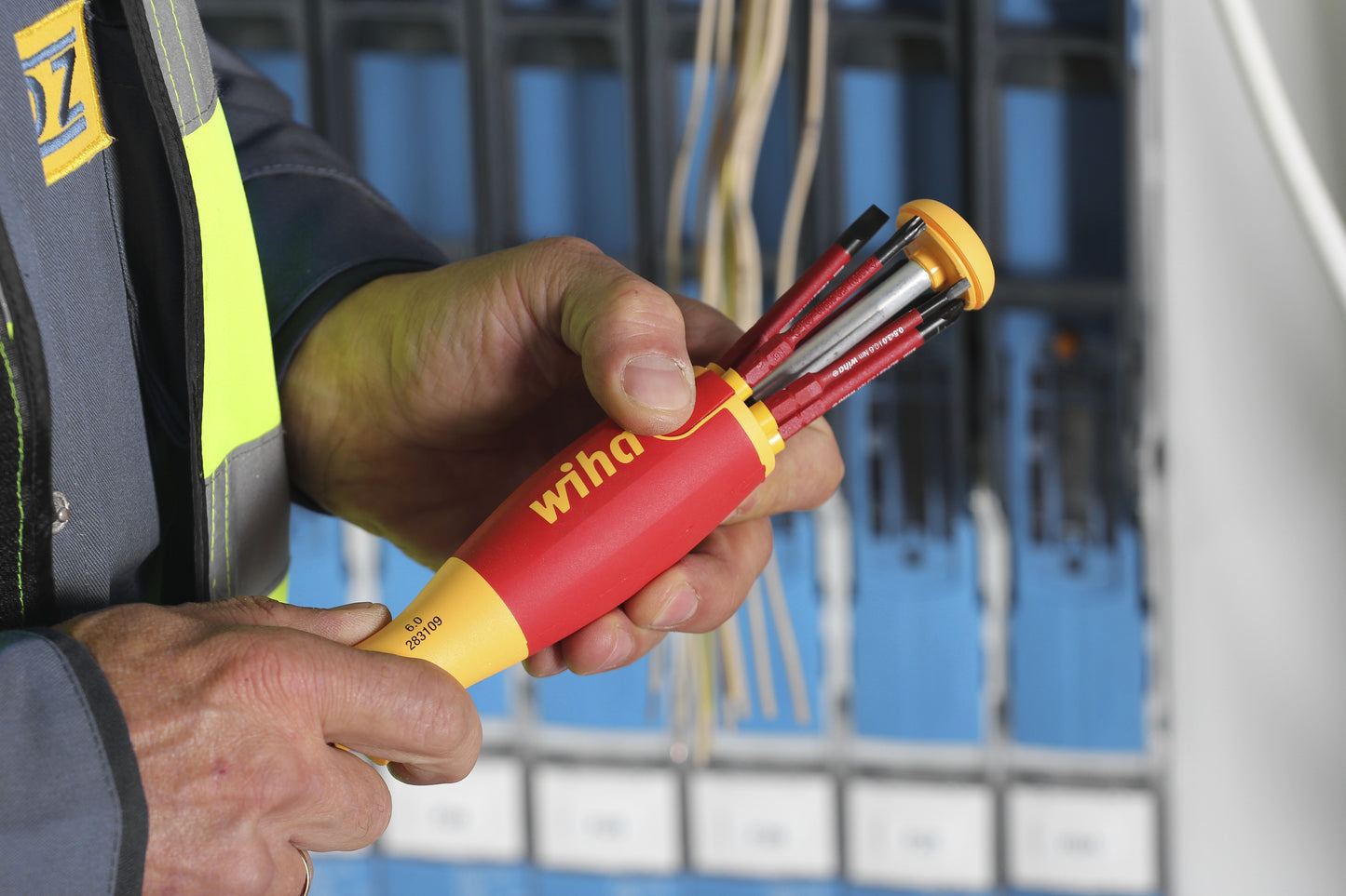 Wiha LiftUp electric screwdriver 6-pc set