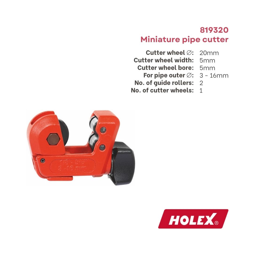 Holex Miniature Pipe Cutter