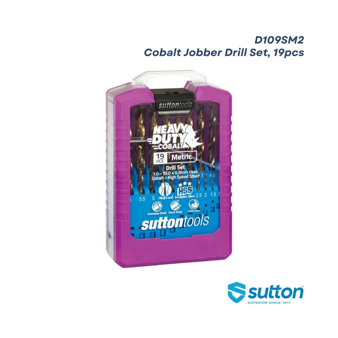 Sutton Cobalt Jobber Drill Bit Set