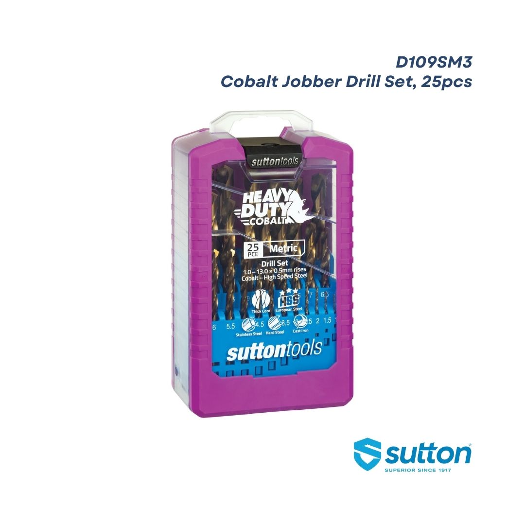 Sutton Cobalt Jobber Drill Bit Set