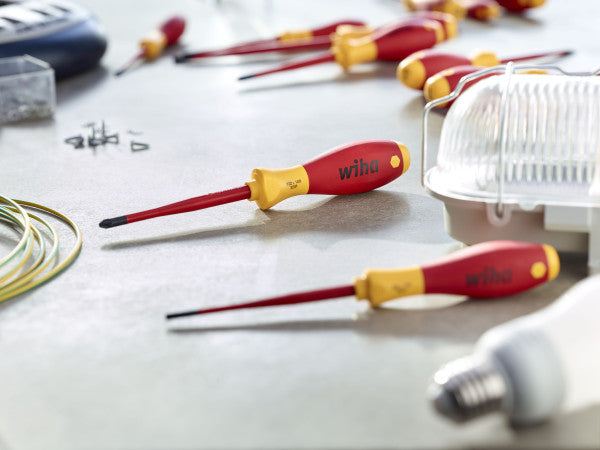 Wiha SoftFinish slimFix electric screwdriver 12-pc set