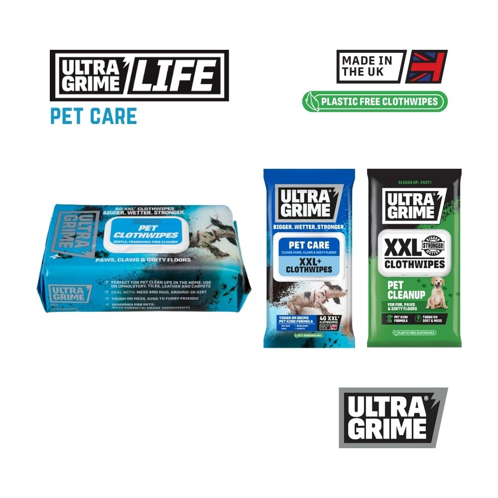 UltraGrime Life - Pet Care (20 / 40 / 80 XXL wipes)