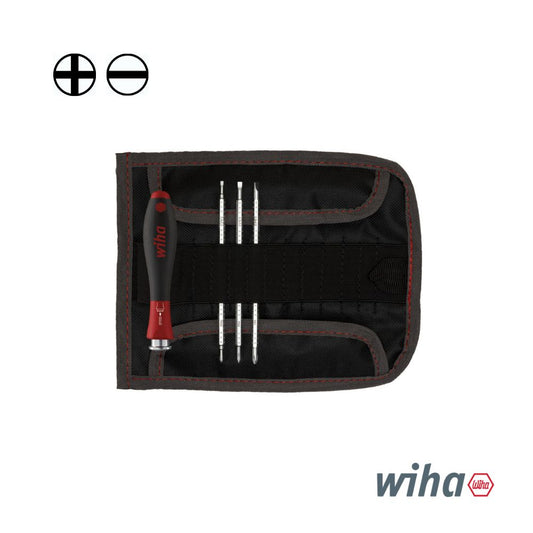 Wiha SYSTEM 4 Screwdriver with Interchangeable Blades (5-pc)