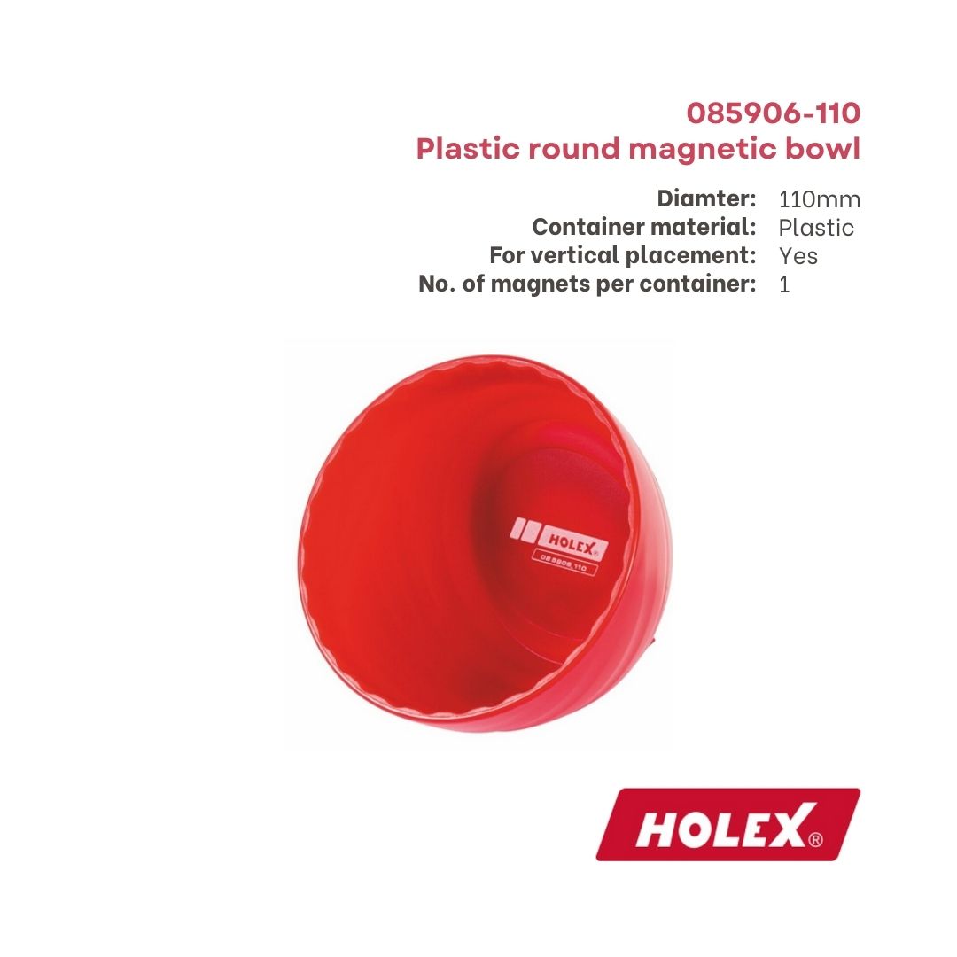 Holex Round Plastic Magnetic Bowl