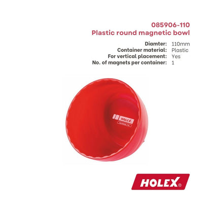 Holex Round Plastic Magnetic Bowl