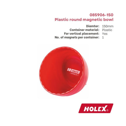 Holex Round Plastic Magnetic Bowl