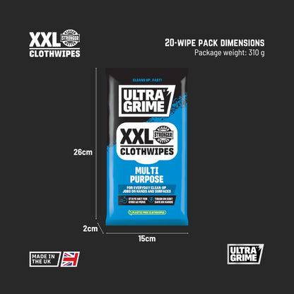 UltraGrime Life - Multipurpose (20 / 40 XXL wipes)