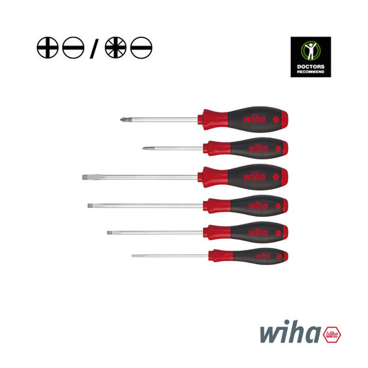 Wiha SoftFinish® Screwdriver 6-pc Set