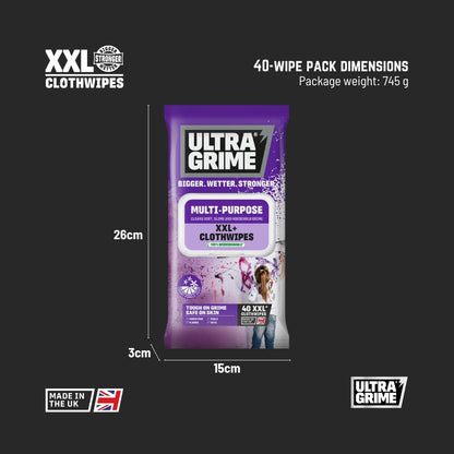 UltraGrime Life - Family (40 / 80 XXL wipes)