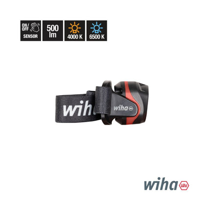 Wiha Rechargeable Headlamp, 500 lm