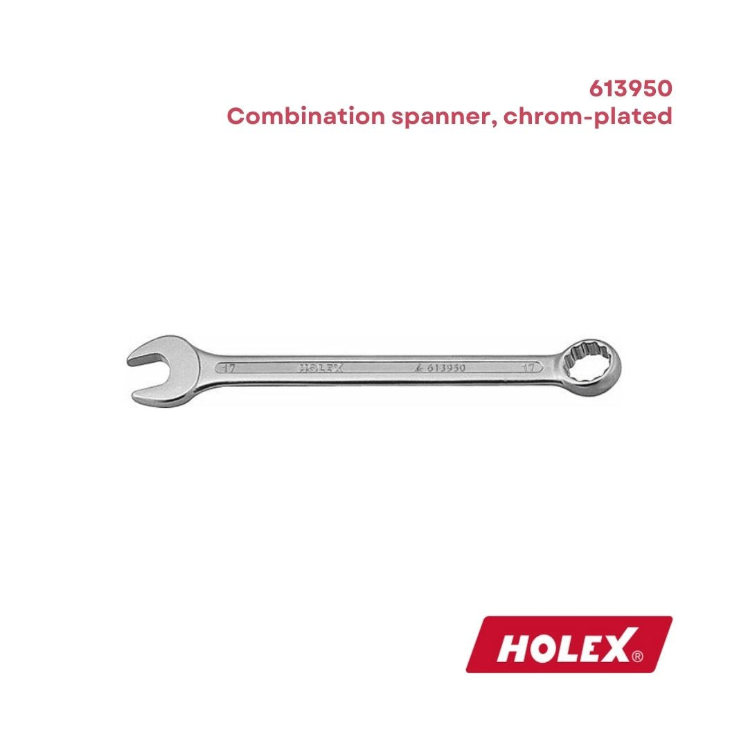 Holex Combination Spanner, chrome-plated