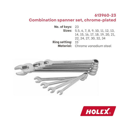 Holex Combination Spanner Set
