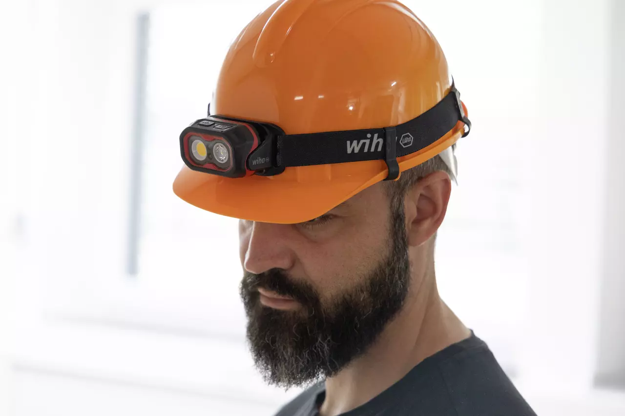 Wiha Rechargeable Headlamp, 500 lm