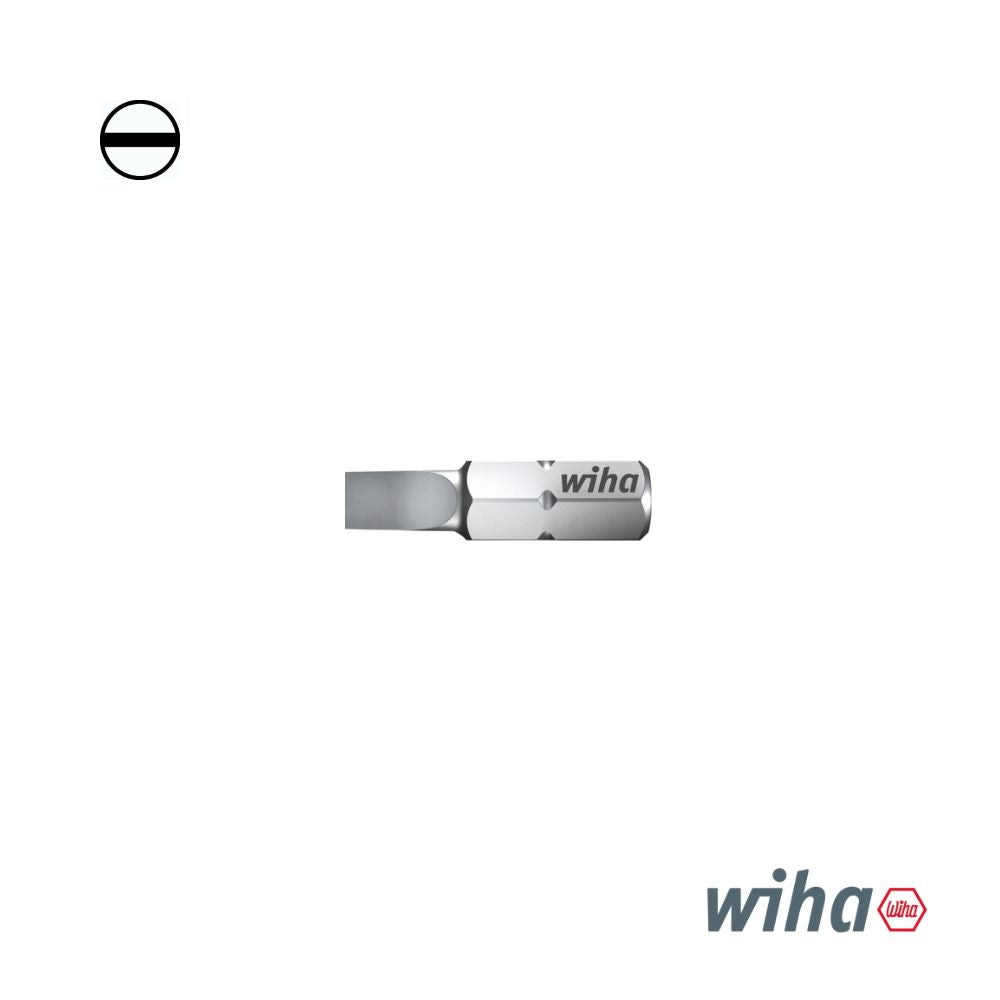 Wiha Bit Standard Slotted, 25mm