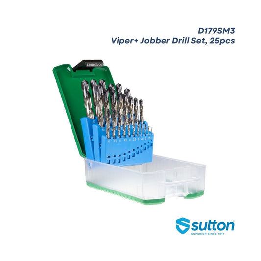 Sutton Viper+ Jobber Drill Bit Set, 25pcs