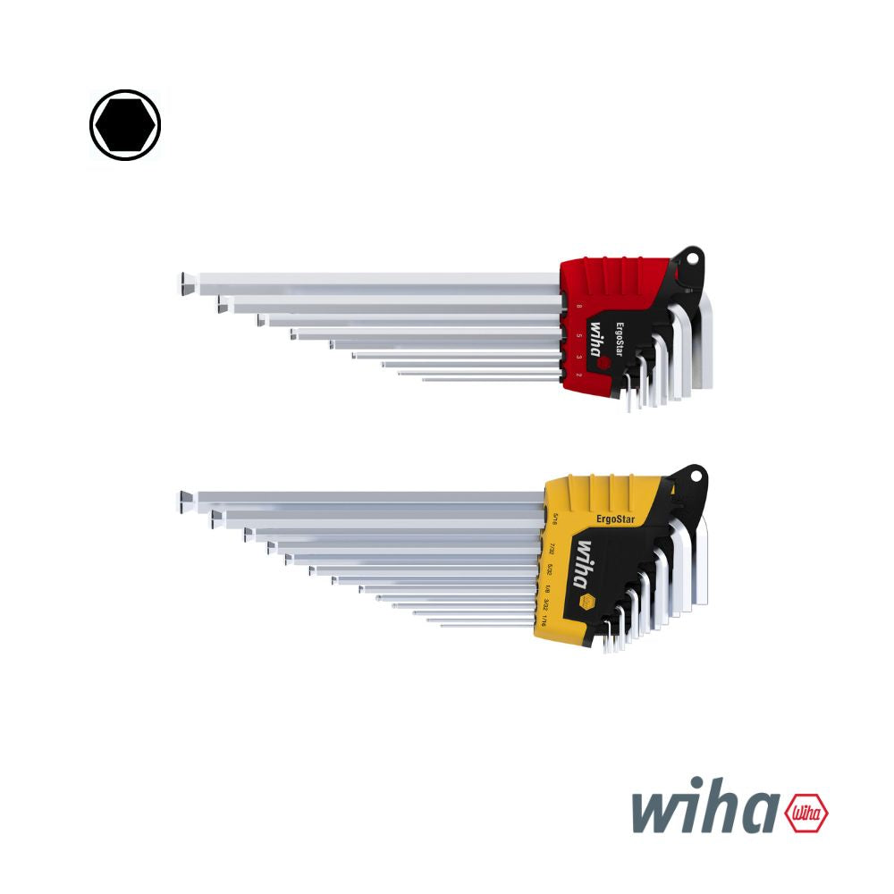 Wiha L-Key Ball end set in ErgoStar Holder with MagicRing®