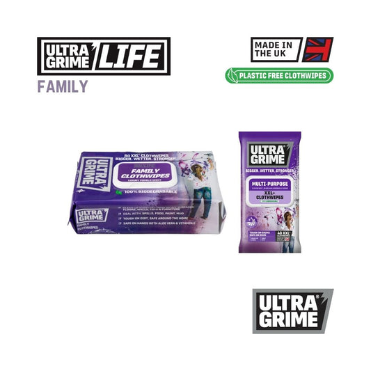 UltraGrime Life - Family (40 / 80 XXL wipes)