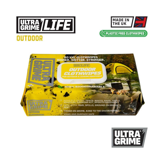 UltraGrime Life - Outdoor (80 XXL wipes)