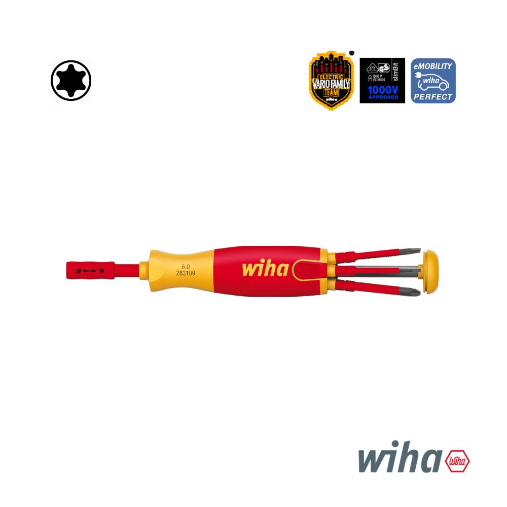 Wiha LiftUp electric screwdriver 6-pc set