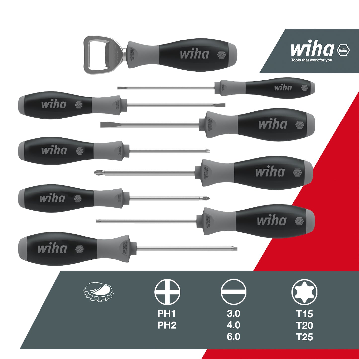 Wiha *Limited Edition* 85 Years Screwdriver Set, 8.5pcs