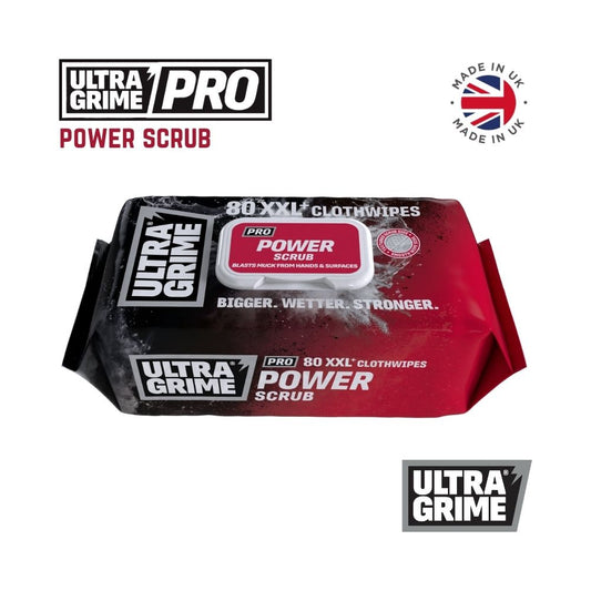 UltraGrime Pro - Power Scrub (80 XXL wipes)